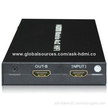 Hi-Fi HDMI Matrix (Splitter and Switcher) 4x2 HEC, 3D Supported, 1,080 Pixels